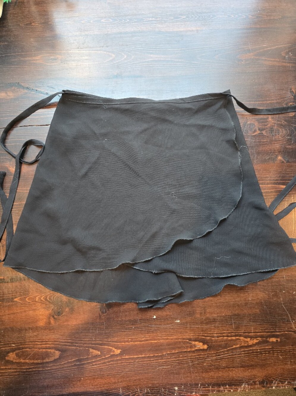 Mirella Black Chiffon Ballet Wrap Skirt - One Size Fits Most - Dance Skirt